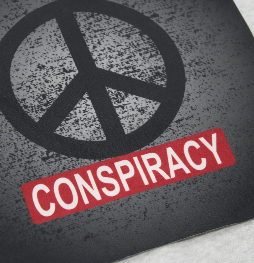 Нашивка тканевая "Conspiracy" 25*25 см-1