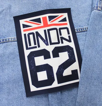 Нашивка тканевая "London" 21*28 см