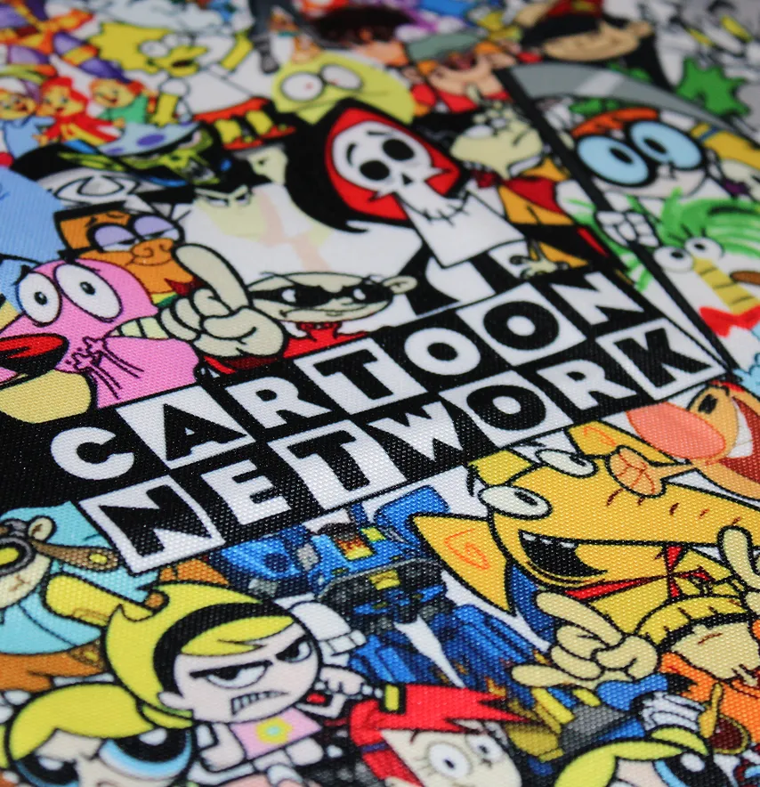 Тканина Оксфорд "Cartoon network" ширина 150 см (600D PU) 100% poliester -1