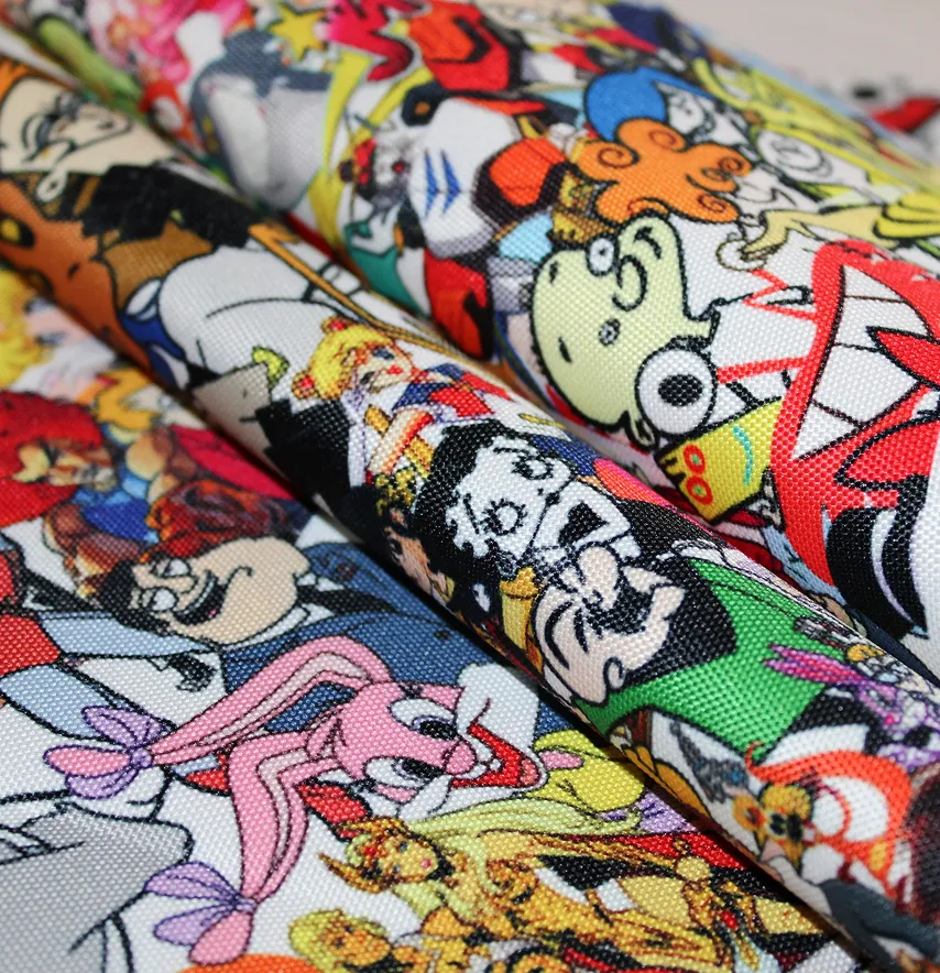 Тканина Оксфорд "Cartoon network" ширина 150 см (600D PU) 100% poliester -5