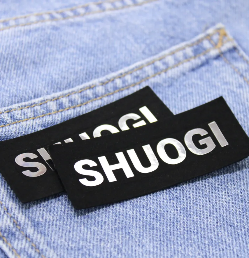 Нашивка "Shuogi" 75*30 мм чорного кольору-1