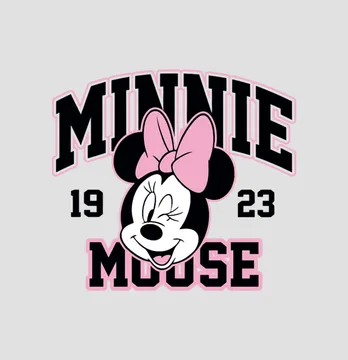 Термонаклейка "Minnie Mouse 1923" 16*14,5 см
