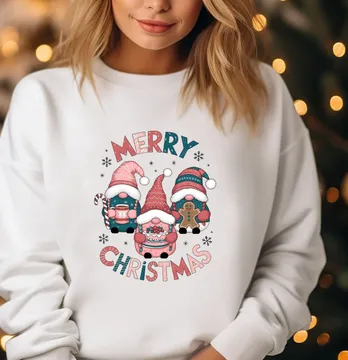 Термоналіпка "Merry christmas" три гноми 15,5*19 см