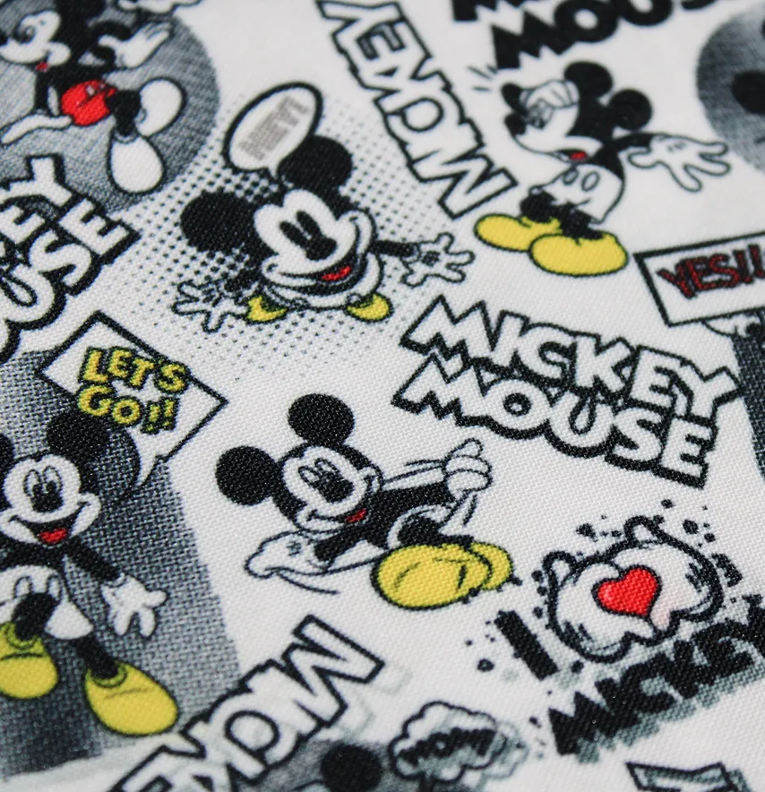 Тканина габардин "Mickey Mouse" ширина 150 см (250г/м2) 100% poliester -0