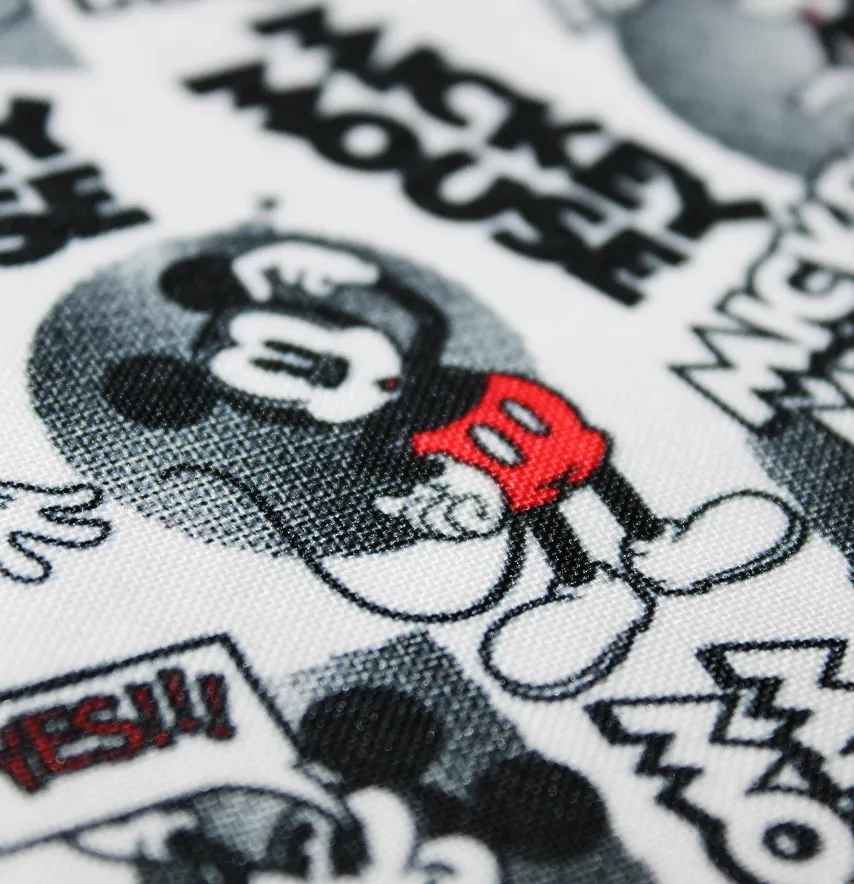 Тканина габардин "Mickey Mouse" ширина 150 см (250г/м2) 100% poliester -3