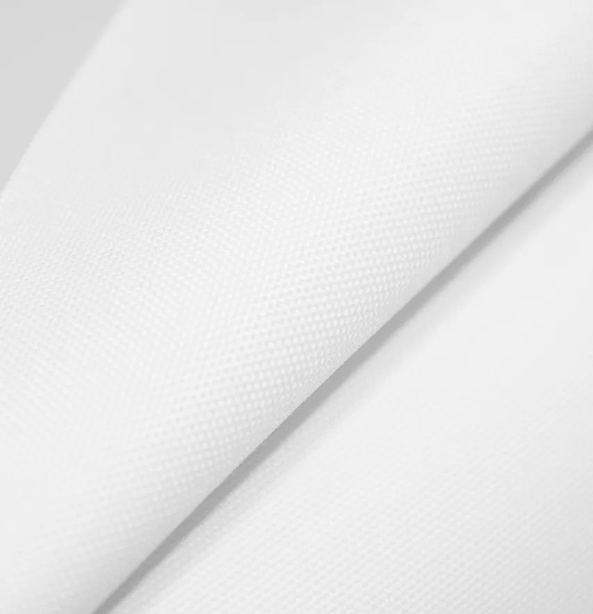 Ткань Оксфорд белого цвета ширина 150 см (600D PU) 100% poliester -2