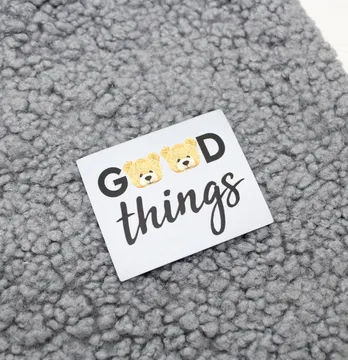 Нашивка светоотражающая "Good things" 60*50