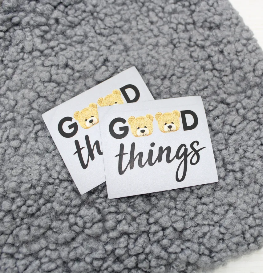 Нашивка світловідбивна "Good things" 60*50 мм-1