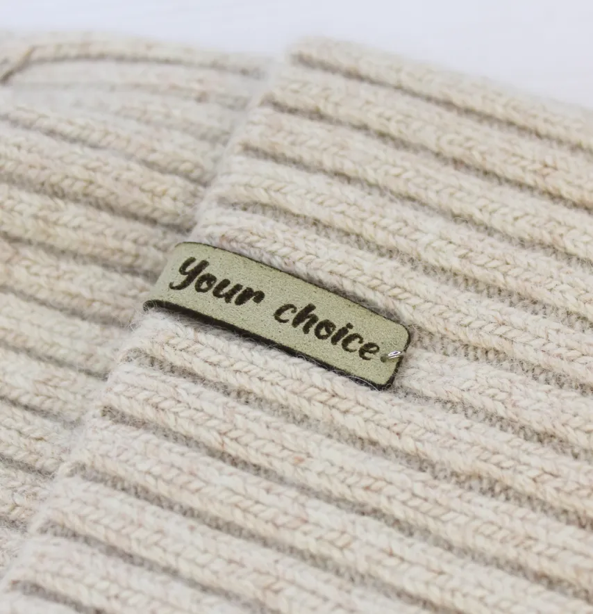 Нашивка "Your choice" 10*60 мм оливкового кольору-0