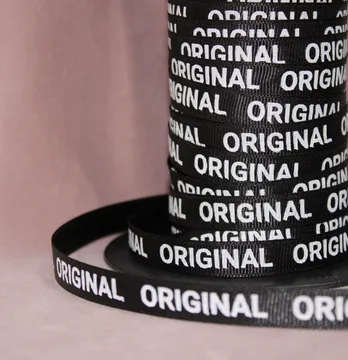 Тесьма репсовая "Original" 10 мм черного цвета