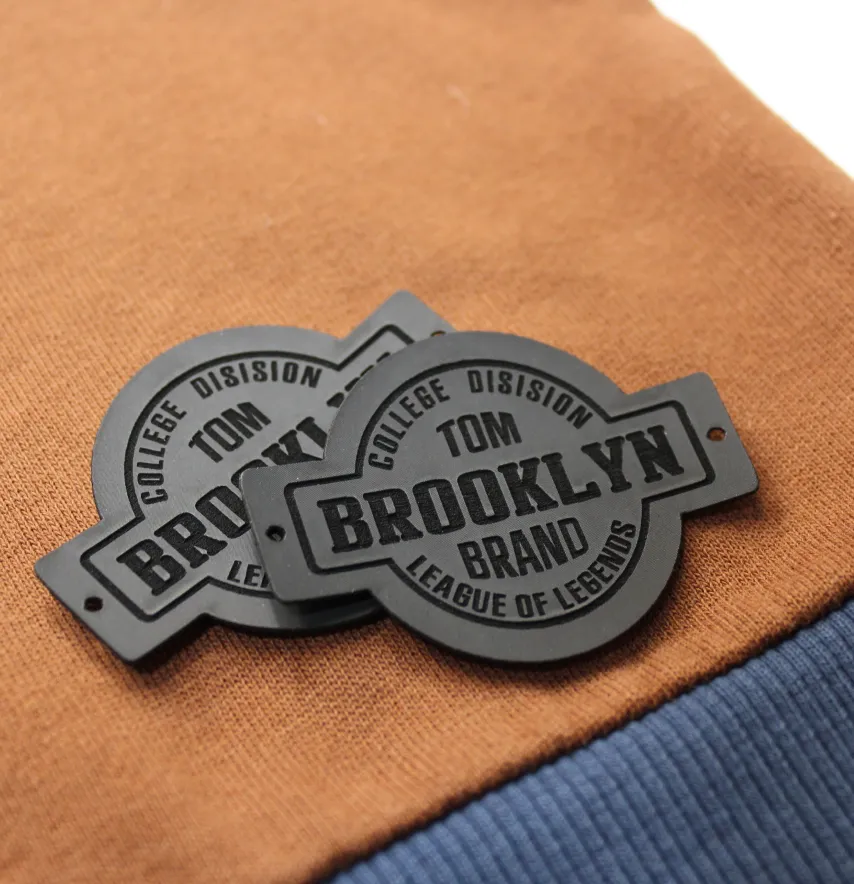 Нашивка "Brooklyn" 60*45 мм чорного кольору-1