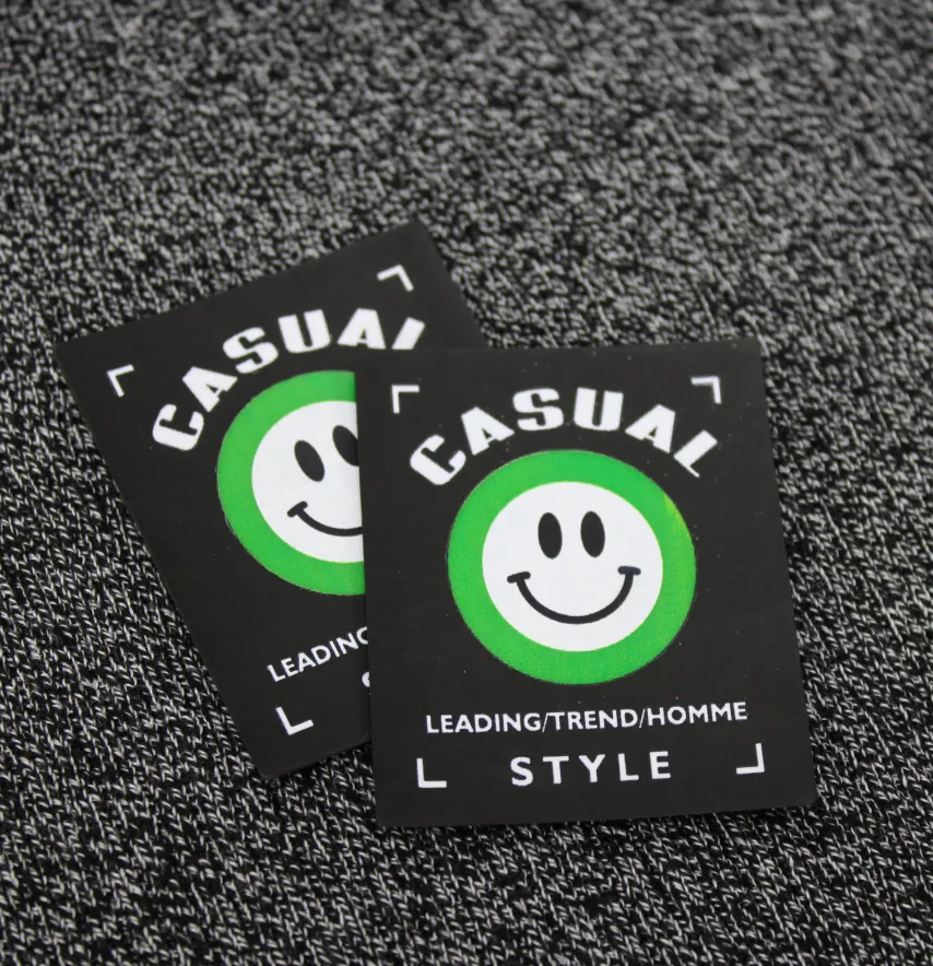 Нашивка "Casual style" 50*60 мм зеленого кольору-1