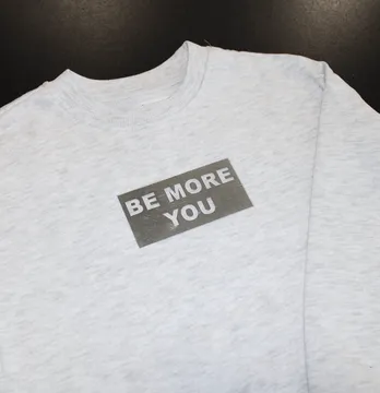 Термоаппликация из пленки "Be more you" 10*5 см