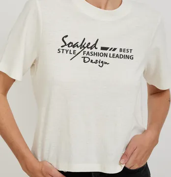 Термонаклейка "Soaked design" 19*7,3 см черного цвета