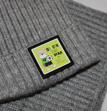 Нашивка "Soccer teddy" 35*35 мм