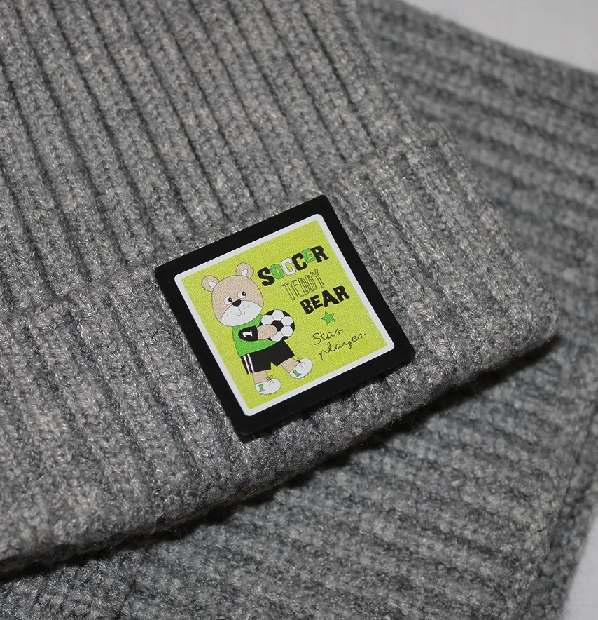 Нашивка "Soccer teddy" 35*35 мм-0