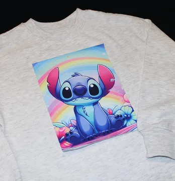 Нашивка тканева "Stitch" 21*16 см