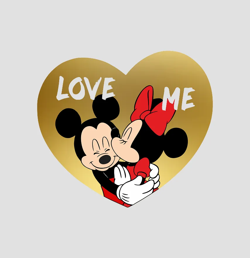 Термоналіпка "Love me Mickey" серце 19*16,5 см-0