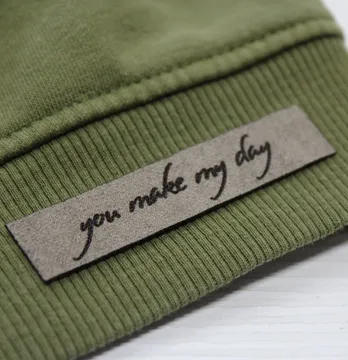 Нашивка "You make my day" 70*15 мм