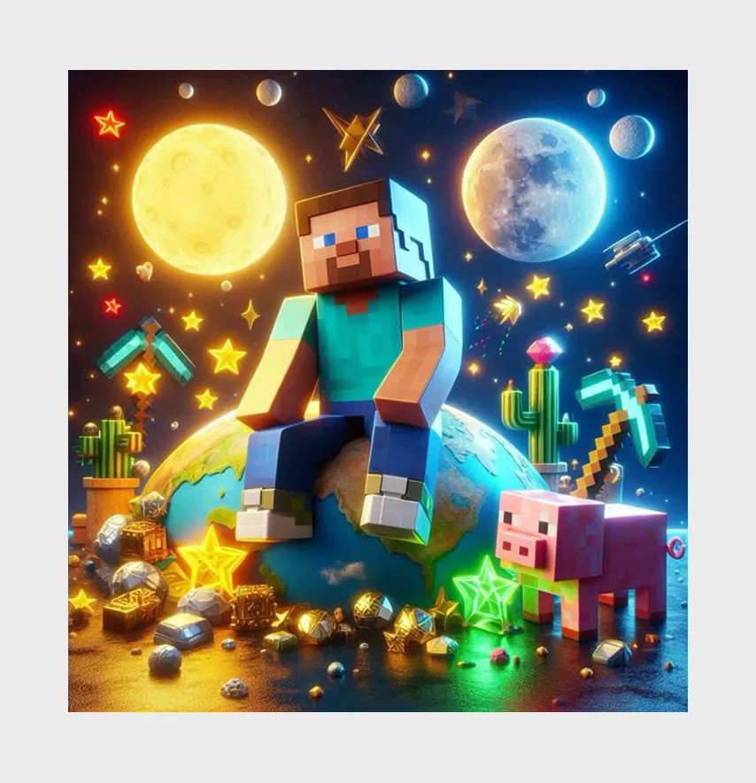 Термоналіпка "Minecraft" 17,5*19 cм -1