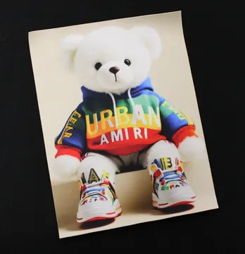 Нашивка тканевая "Мишка" urban 23 см