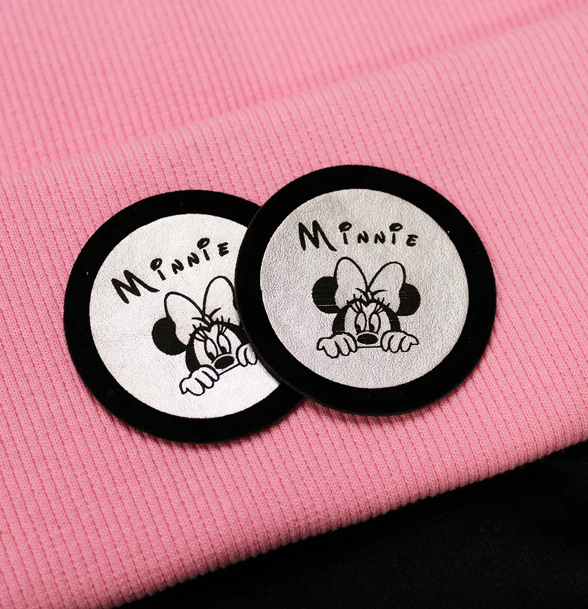 Нашивка "Minnie" d = 50 мм срібного кольору-2