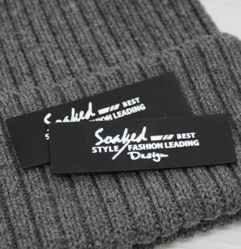 Нашивка "Soaked design" 20*60мм черного цвета