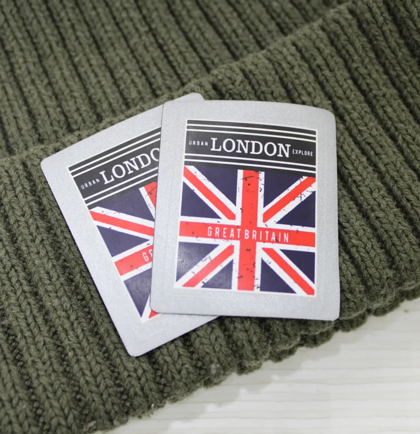 Нашивка світловідбивна "London" 40*50 мм-1