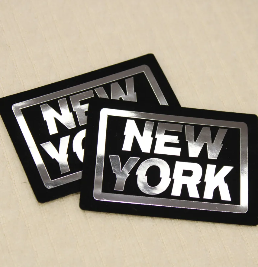 Нашивка "New York" 70*50мм черного цвета-1