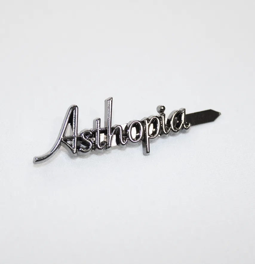 Краб металлический "Asthoria" длина 45 мм темное серебро-0