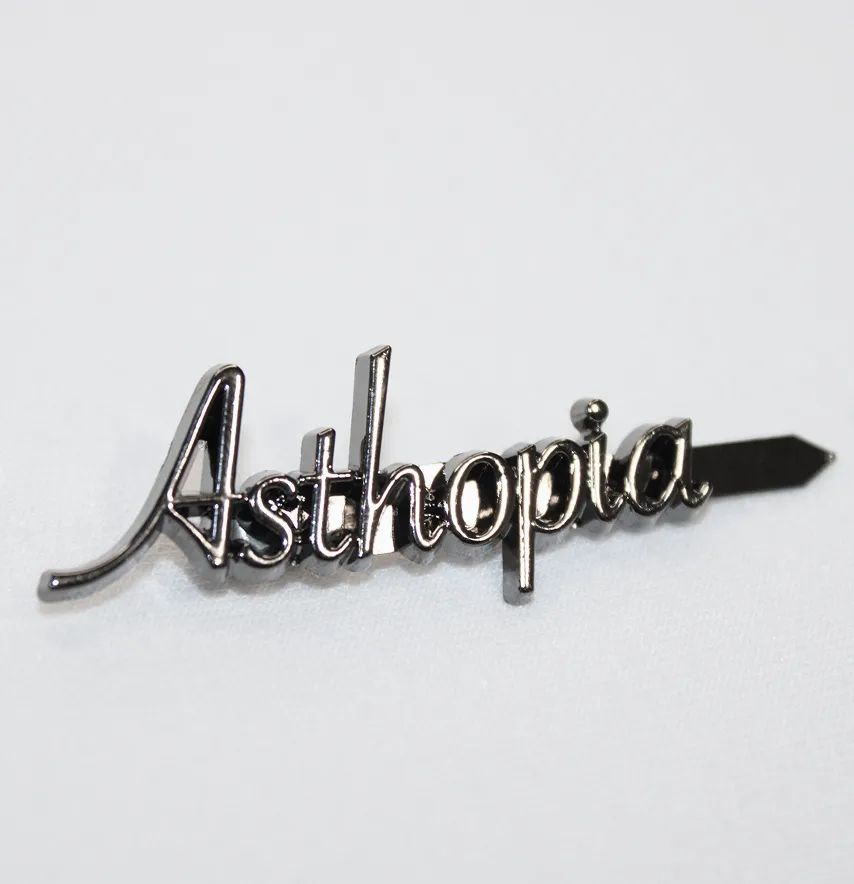 Краб металлический "Asthoria" длина 45 мм темное серебро-1