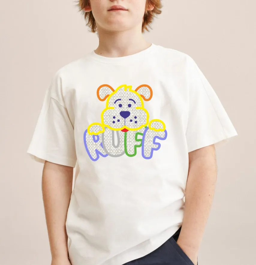 Термонаклейка "Ruff" собачка 19*17,5 см-1