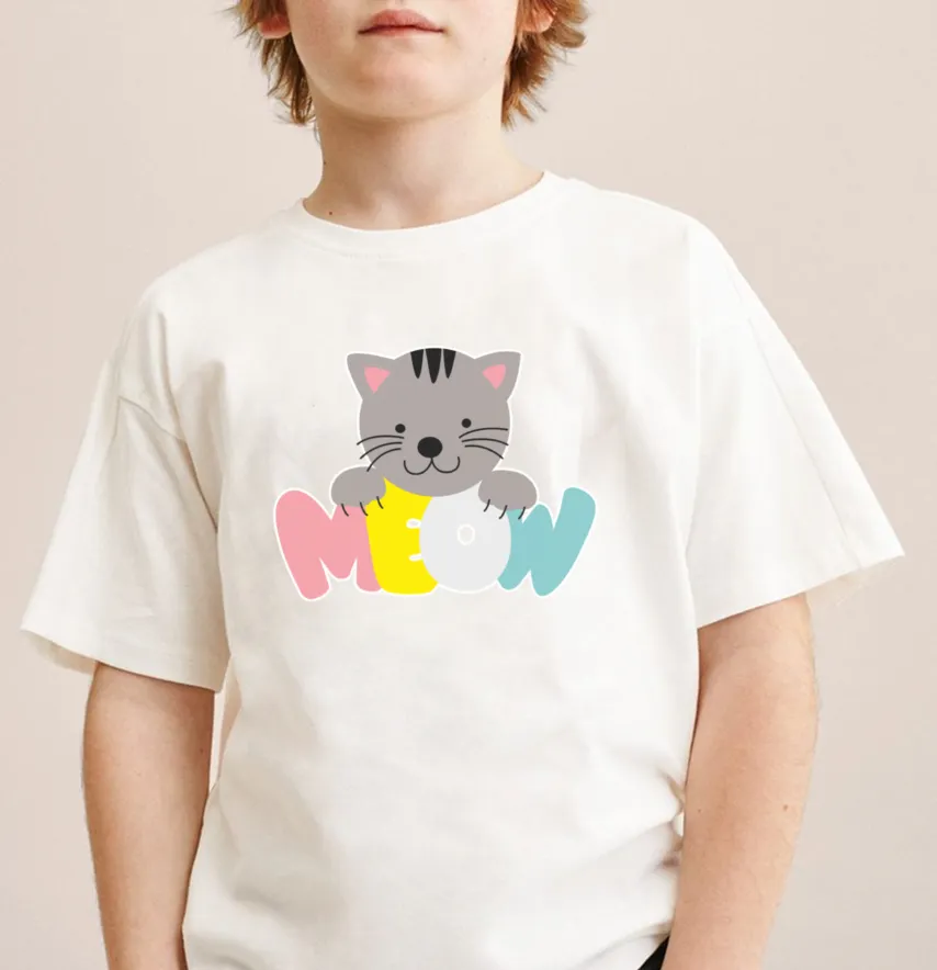 Термоналіпка "Meow" котик 19*15 см-1