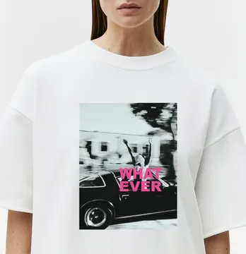Термоналіпка "Whatever" дівчина в машині 22*29 см