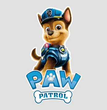 Термонаклейка "Paw patrol" гонщик 11*19 см
