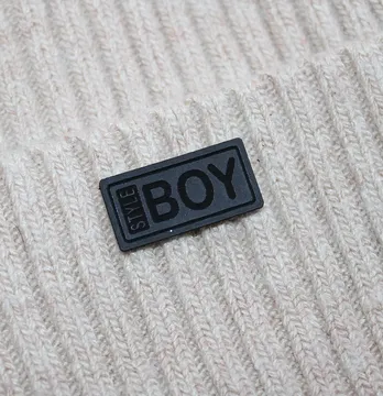 Нашивка "Boy style" 30*15 мм чорного кольору
