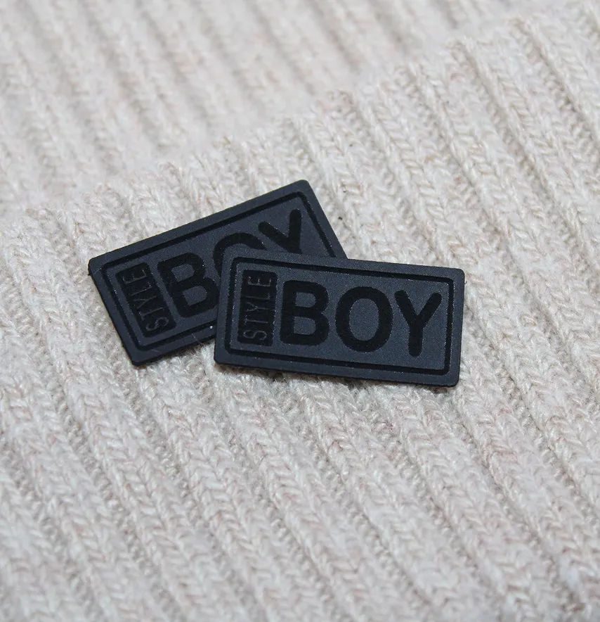Нашивка "Boy style" 30*15 мм чорного кольору-2