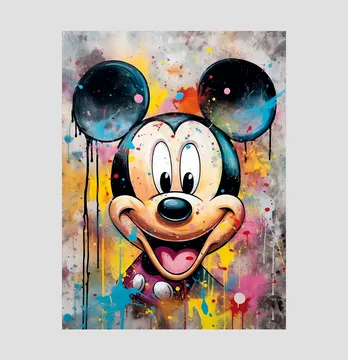 Термонаклейка "Mickey" краски 14*19 см