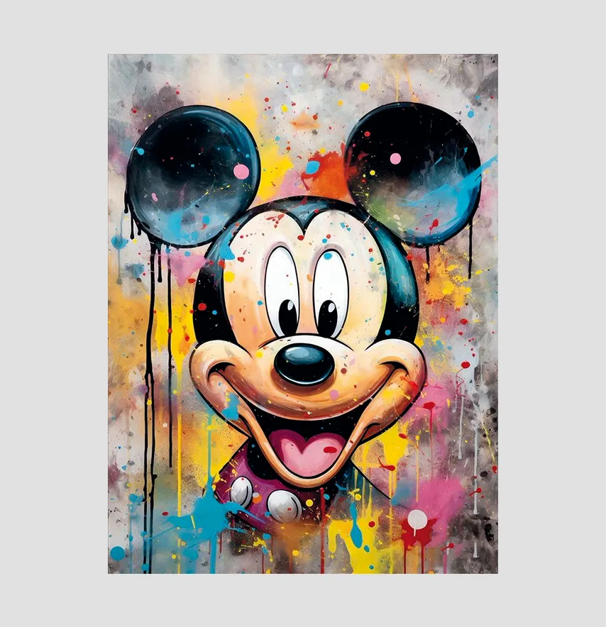 Термоналіпка "Mickey" фарби 14*19 см-0