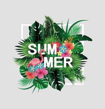 Термонаклейка "Summer" 19*18,6 см