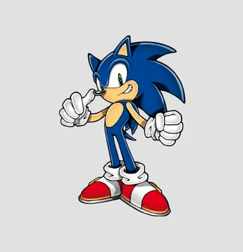 Термонаклейка "Sonic" 10,5*14,5 см