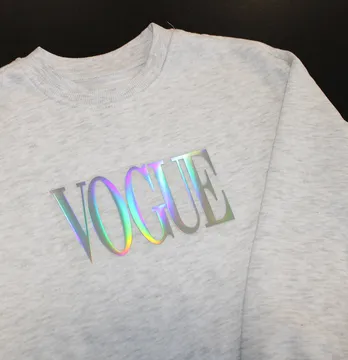 Термоаппликация из пленки "Vogue" 7,5*15 см голограмма