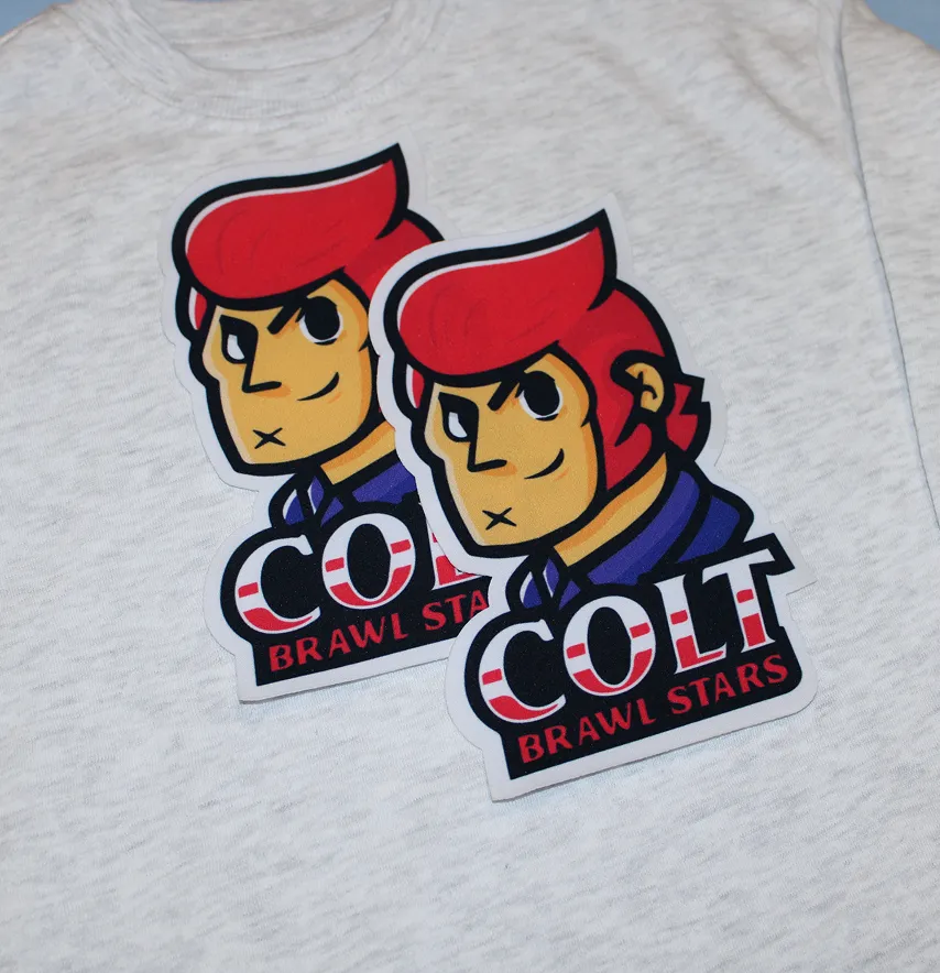 Нашивка тканева фігурна "Colt Brawl Stars" 18*24 см-2