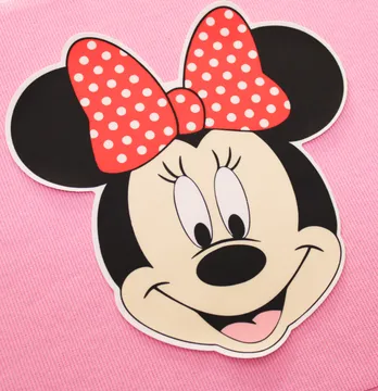 Нашивка тканева фігурна "Minnie бант" мордочка 22*22 см