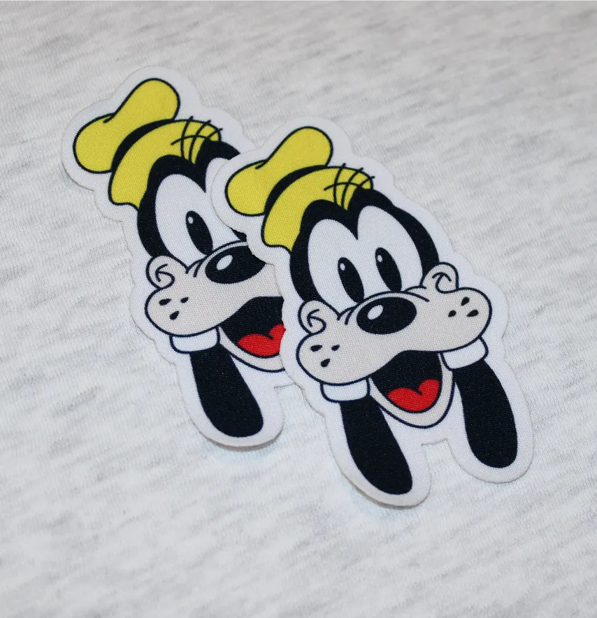 Нашивка тканева фігурна "Goofy" 8*10 см-1