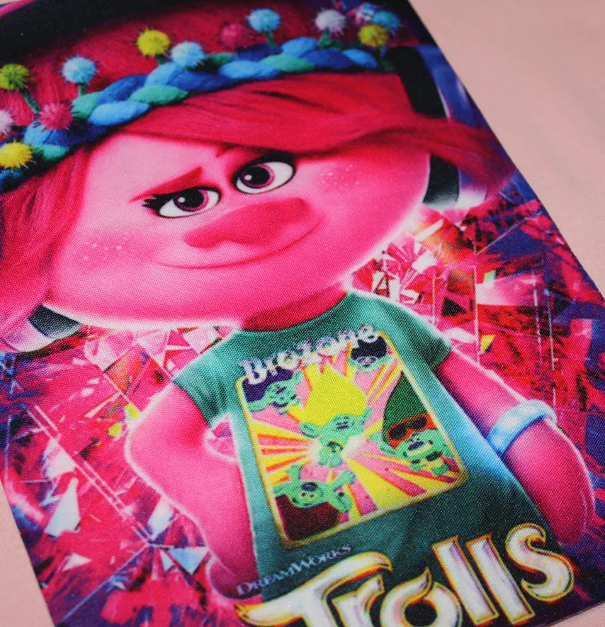 Нашивка тканева "Trolls" 22*16,5 см-1