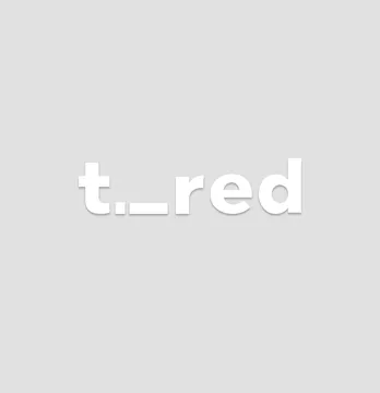 Термонаклейка "Tired" 8*2 см белого цвета