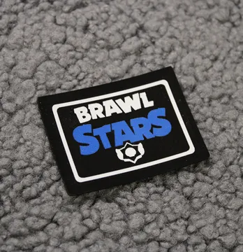 Нашивка "Brawl Stars" 60*45 мм синего цвета.