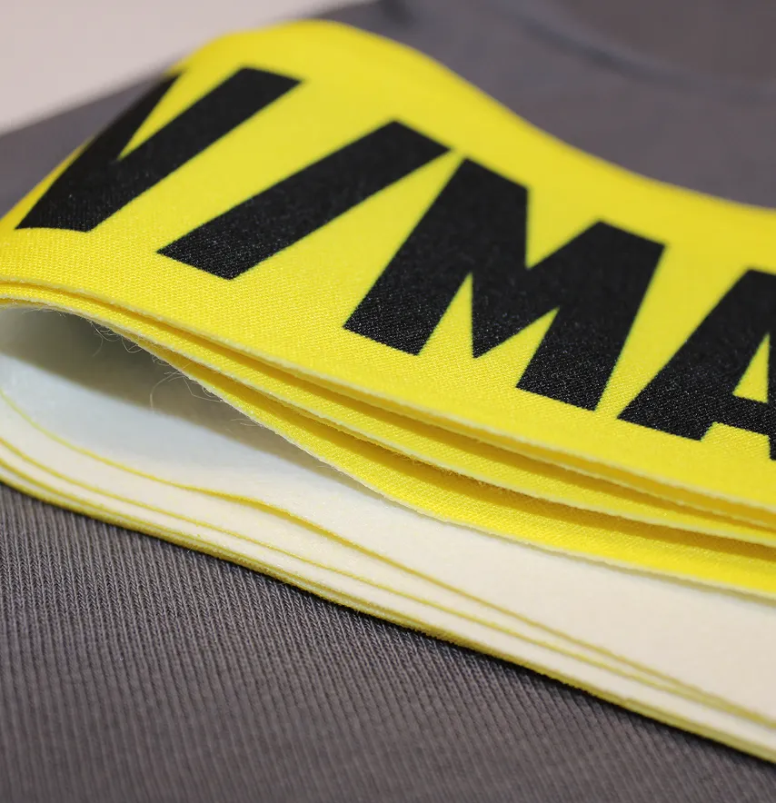 Лампас "VMADE" 6*90 см желтого цвета-6