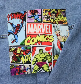 Нашивка тканевая "Marvel" Comics 23*23 см